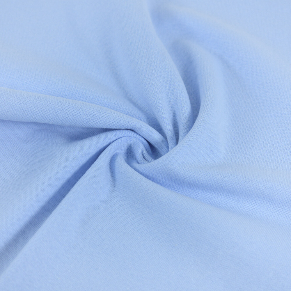 Bündchenstoff hellblau