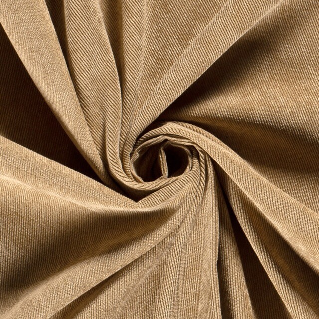 Feincord stretch Uni camel