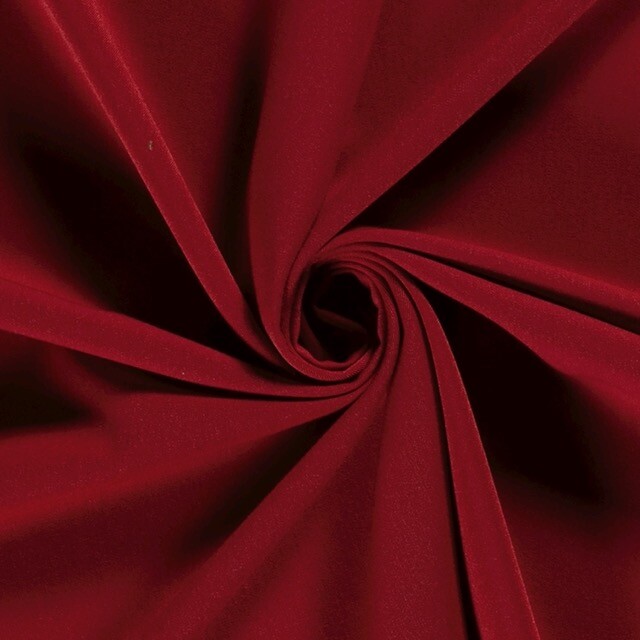 Bi-stretch gabardine dunkelrot