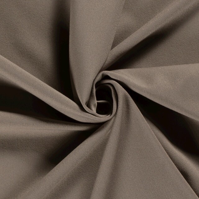 Bi-stretch gabardine taupebraun