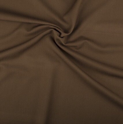 Bi-stretch gabardine braun