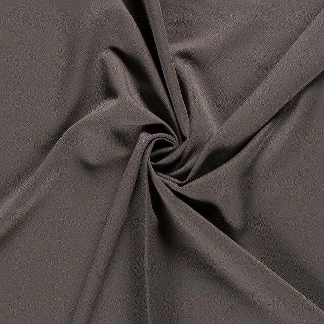 Bi-stretch gabardine taupe