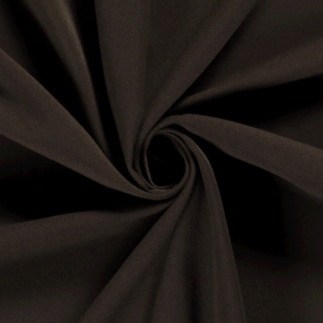 Bi-stretch gabardine dunkelbraun
