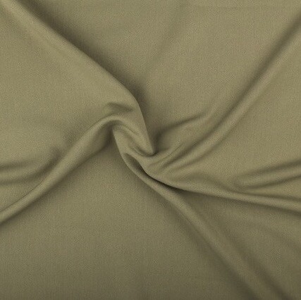 Bi-stretch gabardine khaki grün