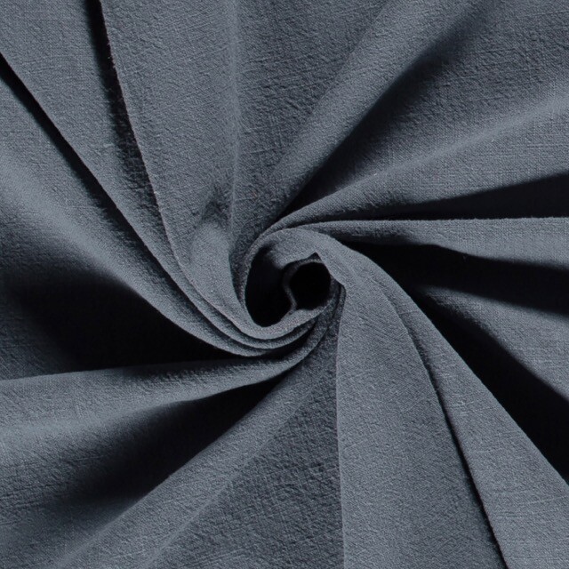 Ramie Leinen stone washed indigo