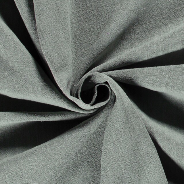 Ramie Leinen stone washed dunkelmint