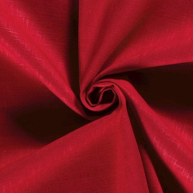 Ramie Leinen rot