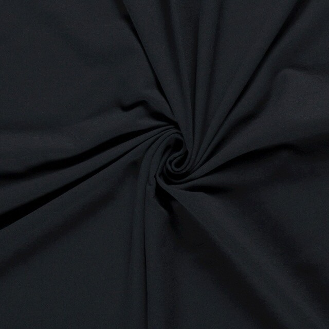 Sweat/French Terry marine/schwarz