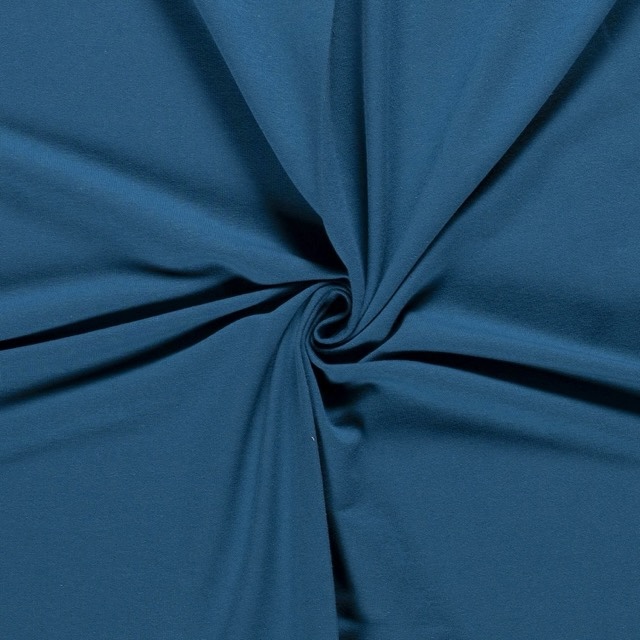 Sweat/French Terry pfauenblau
