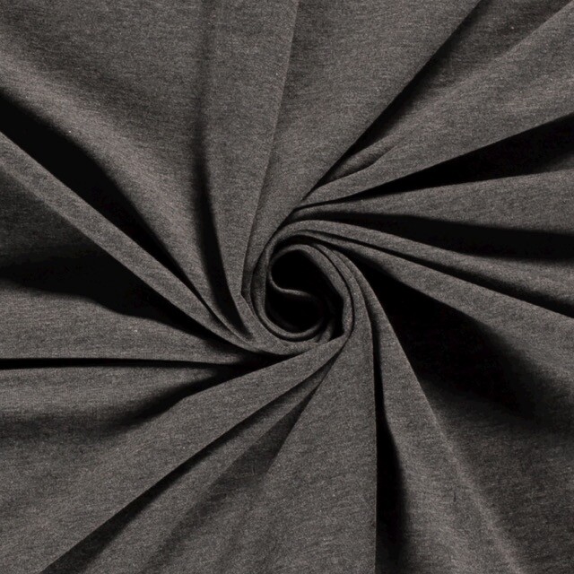 Sweat/French Terry meliert grau
