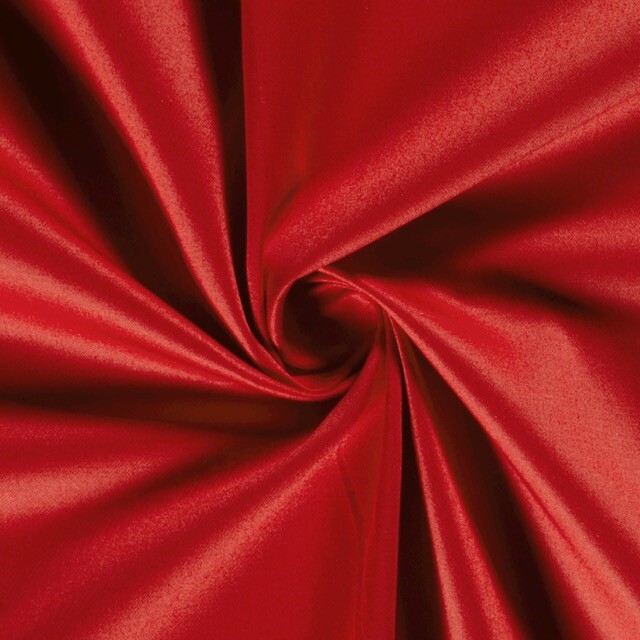 Baumwoll Twill stretch Uni rot