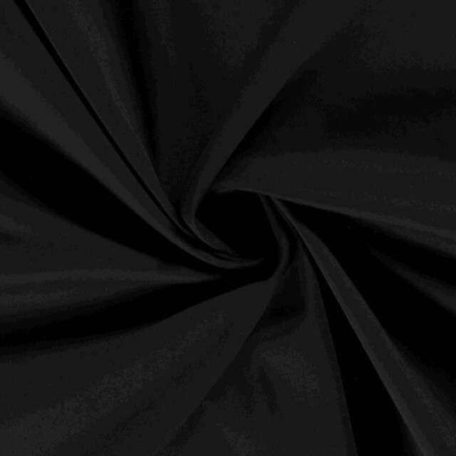 Baumwoll twill stretch uni schwarz