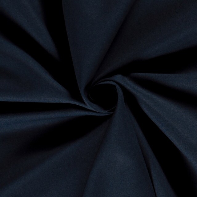 Baumwoll köper/twill uni marine