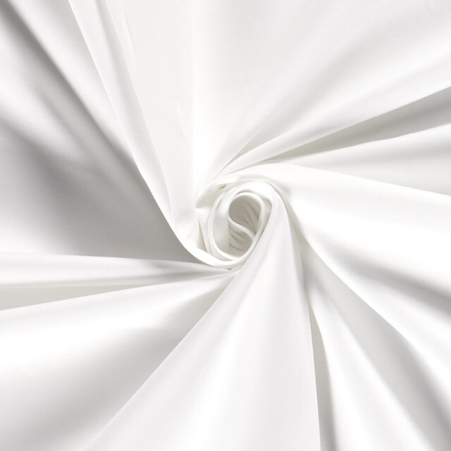 Baumwoll Köper/Twill Uni weiß