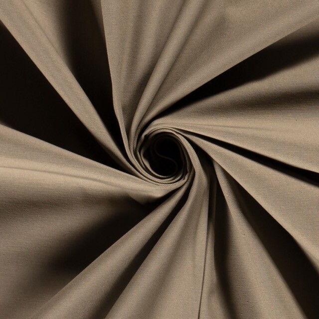 Baumwoll Köper/Twill Uni beige