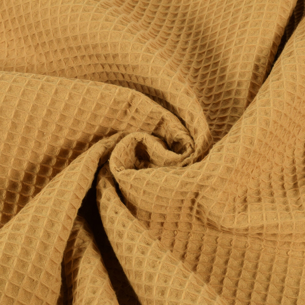 Waffelpiqué grob camel