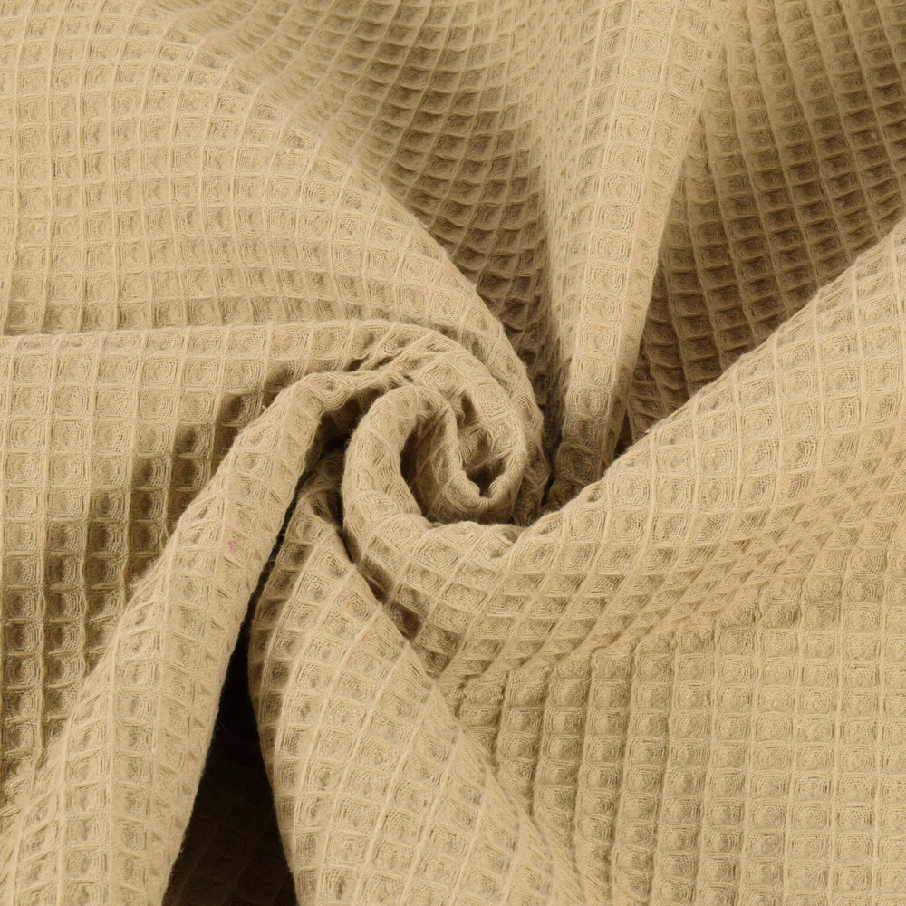 Waffelpiqué grob beige