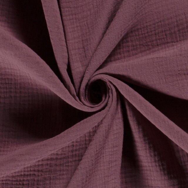 Baumwoll Musselin Uni fuchsia