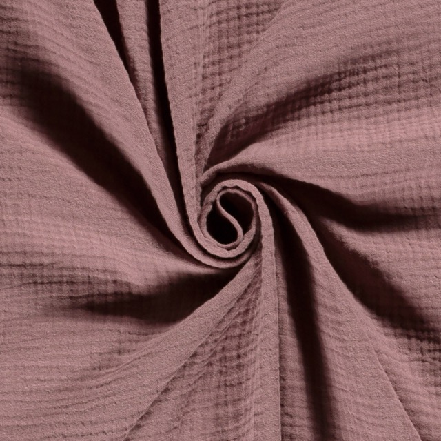 Baumwoll Musselin Uni mauve