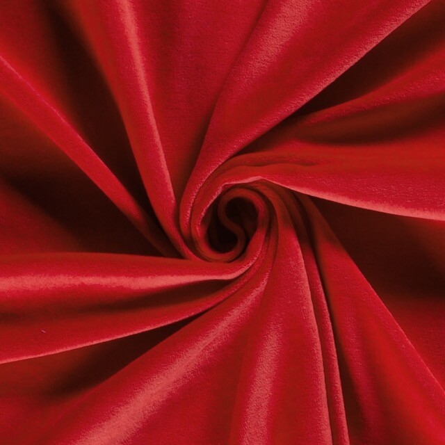 Nicky Velours Uni rot