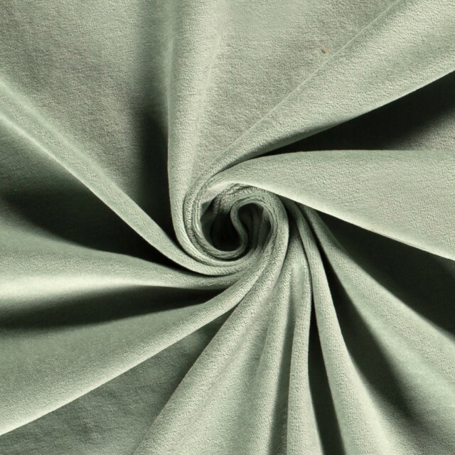 Nicky Velours Uni dunkelmint