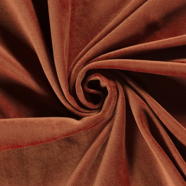Nicky Velours Uni orange