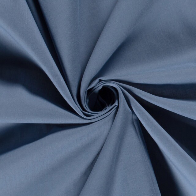 Baumwoll Voile Uni indigo