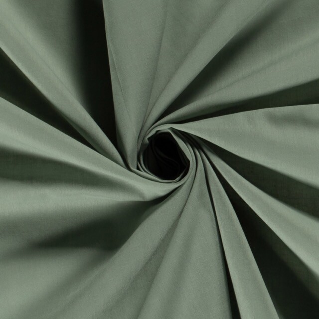 Baumwoll Voile Uni dunkelmint