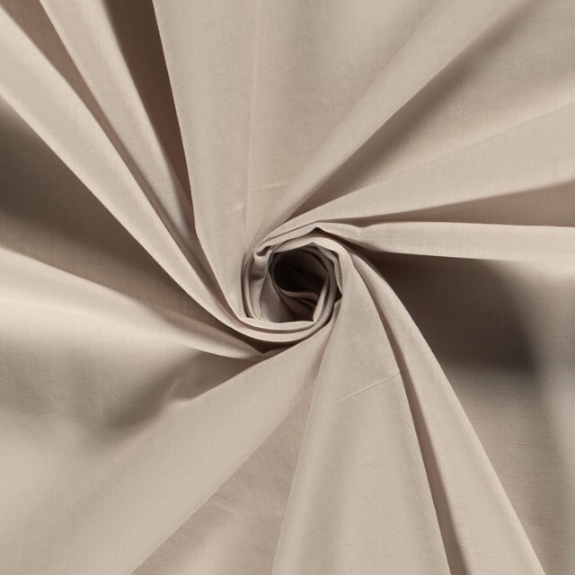 Baumwoll Voile Uni beige