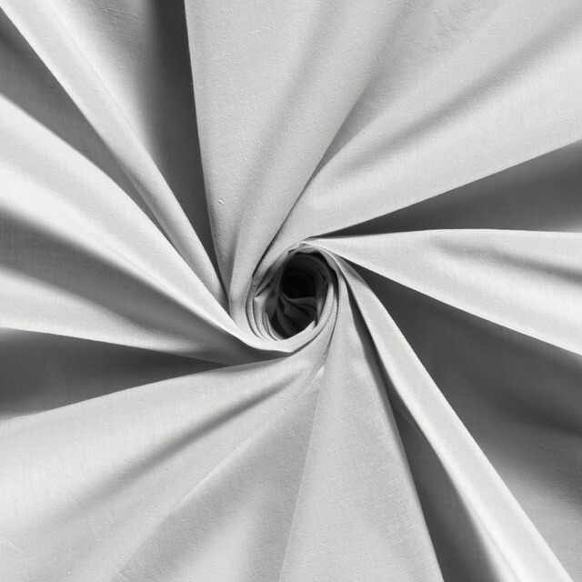 Baumwoll Voile Uni hellgrau
