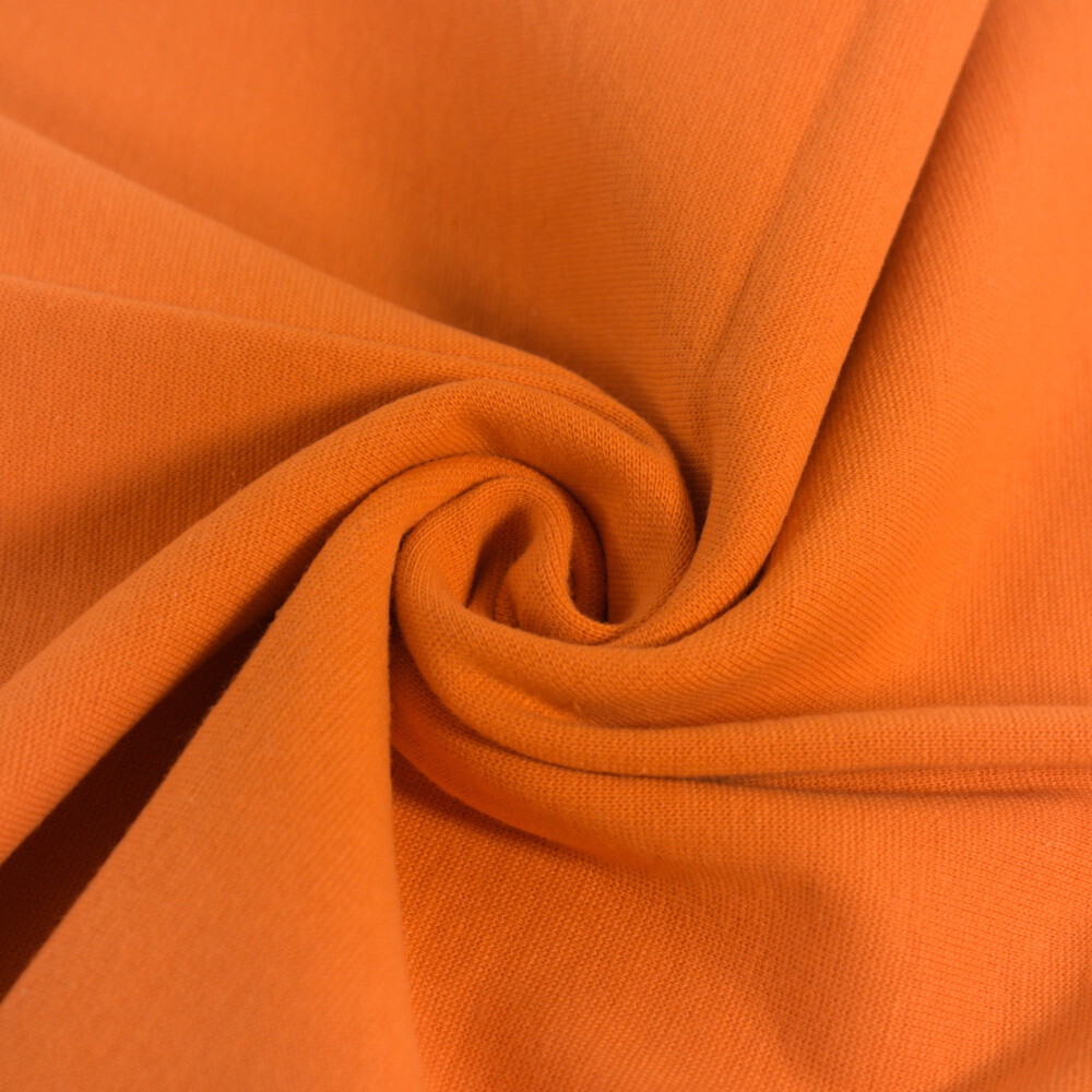  50x70 cm Bündchenstoff orange