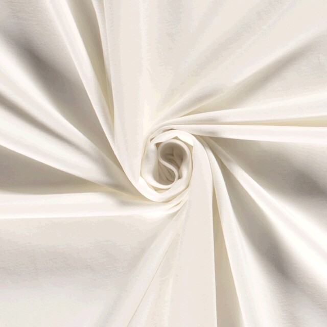 Baumwolljersey Uni offwhite