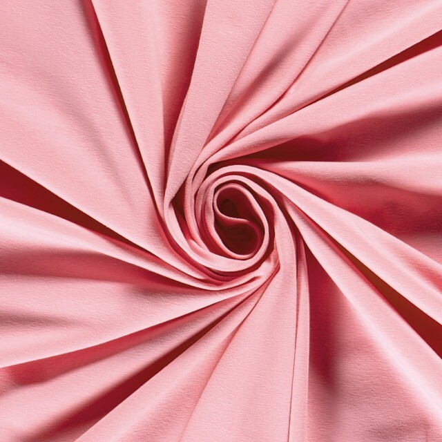 Baumwolljersey Uni rosa