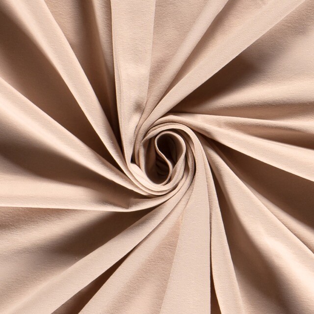 Baumwolljersey Uni nude