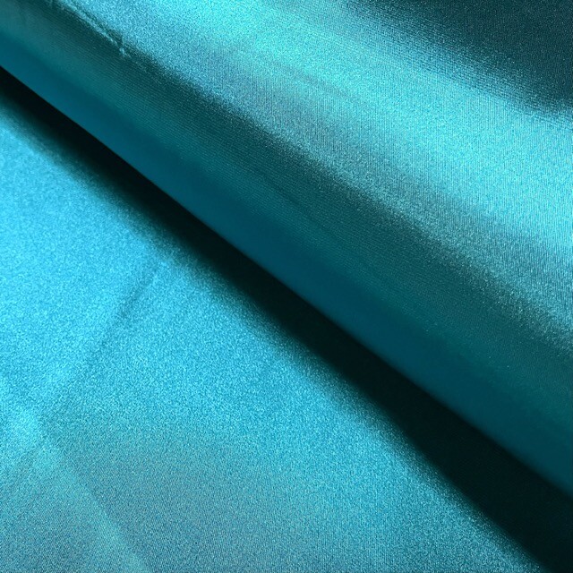 Satin stretch uni petrol