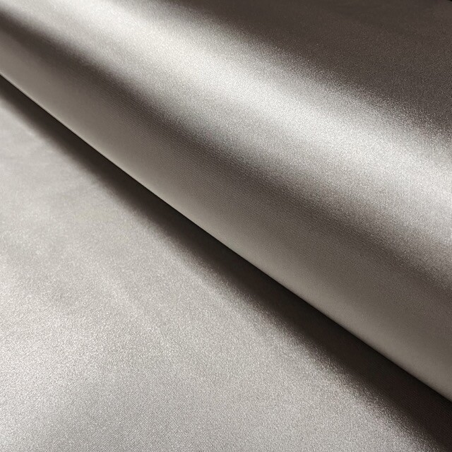 Satin stretch Uni hellgrau