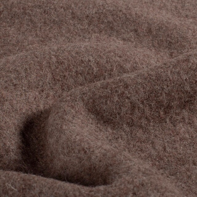 Wollwalk/walkloden taupe meliert