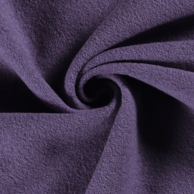 Wollwalk/Walkloden aubergine