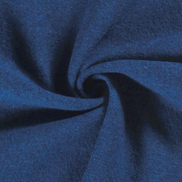 Wollwalk/Walkloden mittelblau
