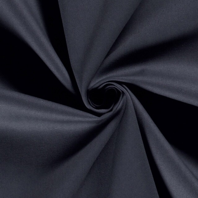 Canvas uni stahlblau