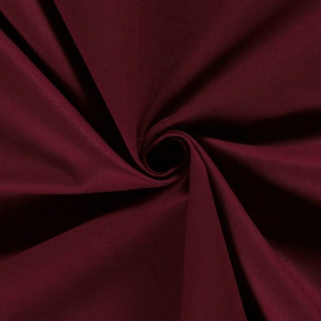 Canvas Uni weinrot