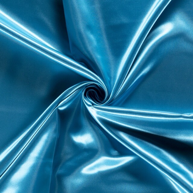 Satin Uni aqua