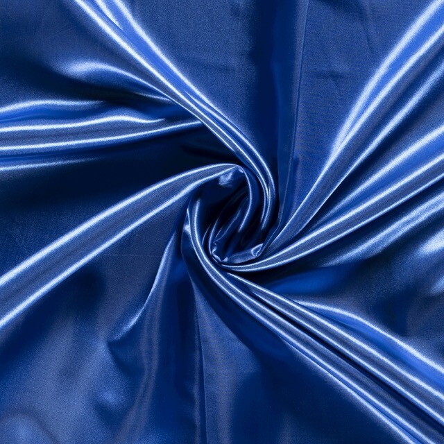 Satin Uni kobalt