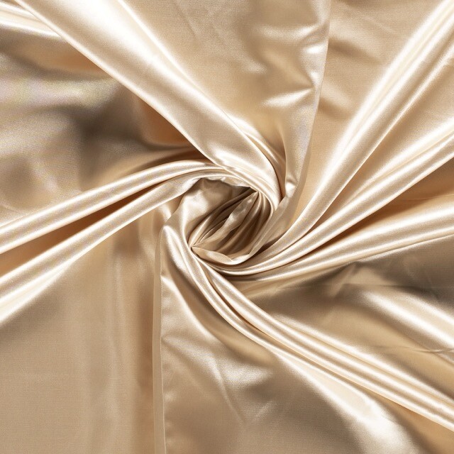 Satin Uni beige