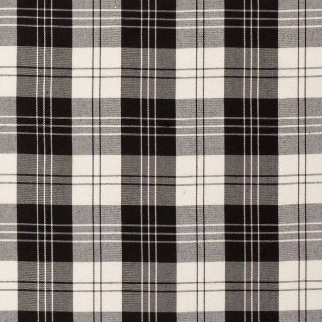 Gabardine karo schwarz/weiß
