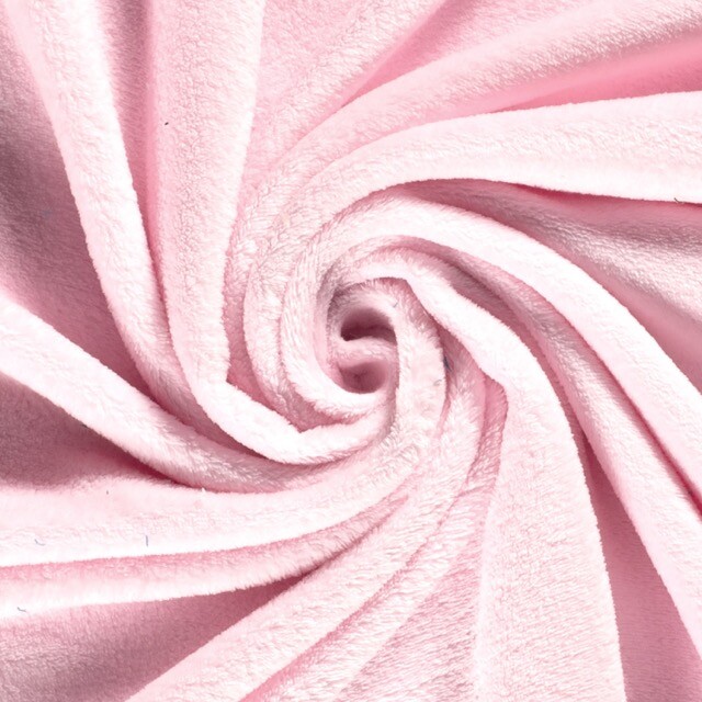 Coral Fleece Uni hellrosa