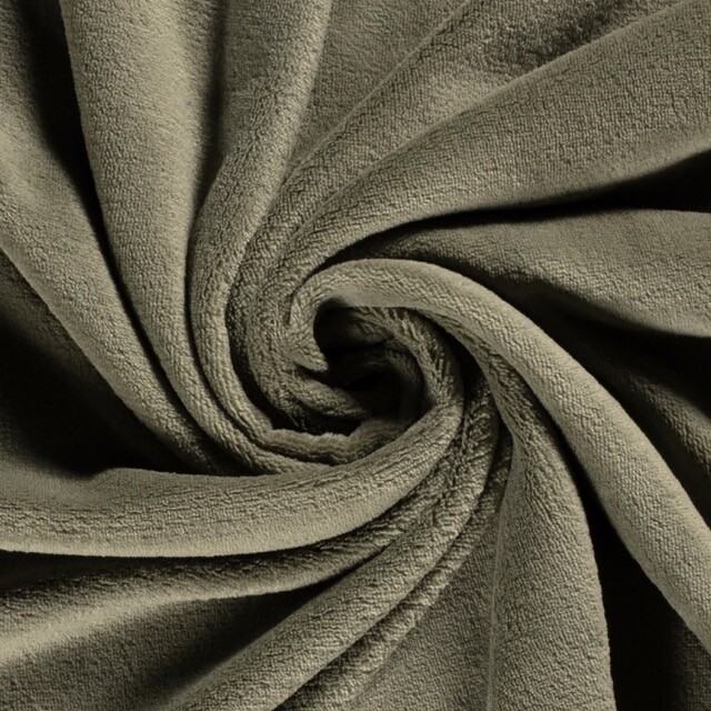 Coral Fleece Uni olivgrün