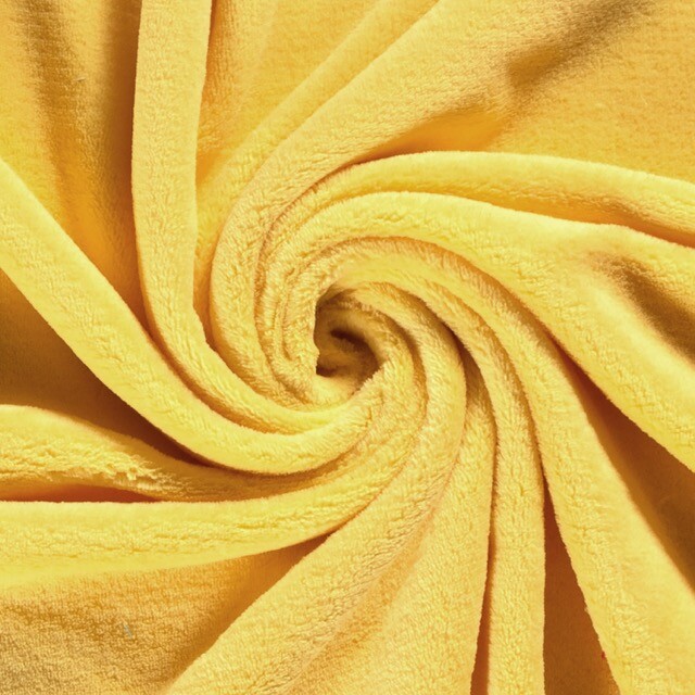Coral Fleece Uni gelb