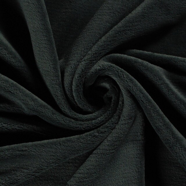 Coral Fleece Uni dunkelgrün