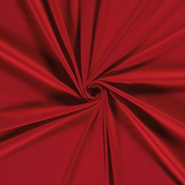 Baumwolljersey uni rot